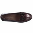 thumbnail image 2 of Donald J Pliner Women's Viky Casual Loafer Flats 7 BM US, Dark Rouge Python, 2 of 5