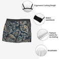 thumbnail image 3 of Vsdgher Indian Paisley 2 Pattern Men's Boxer Brief Underwear,Soft Funny Underwear for Men-Medium, 3 of 5