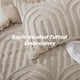 thumbnail image 3 of Juego de edredón Bedsure Boho Tufted Queen Beige, 3 piezas, 3 of 7