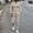 Khaki, variant on Babysbule Men's Sports Pants Sets Solid Sports Leisure Suit Men's Fitness Running Two-piece Set