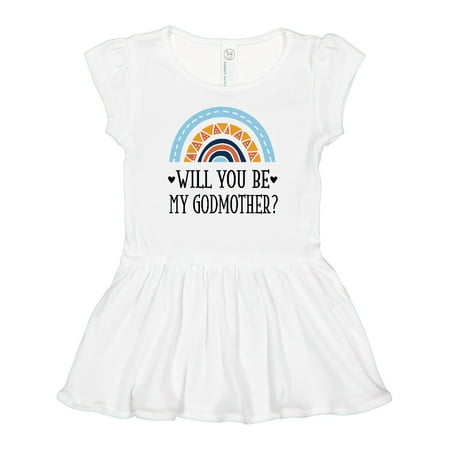 

Inktastic Be My Godmother Proposal Gift Baby Girl Dress