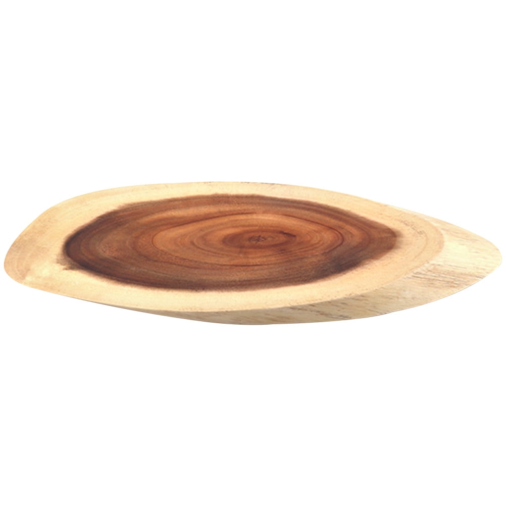 HINTRMENT Bread Board Acacia Wood 1Pack For Dessert Plate At Christmas