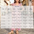 thumbnail image 7 of ATOGUTA Girls Clothes Ruffle Short Sleeves Crewneck Tops and Wide Leg Pants Cute Summer 2 Pieces Short Sets Size 2T-11, Multicolor, 7 of 7