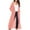 Pink, variant on Elegant Draped Front Long Sleeve Womens Cardigan With Pockets and Asymmetrical Hem Design Women Casual Dress Sweater Long Sleeve Hoodie Womens Long Hooded Sweatshirt