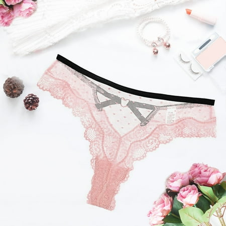 

Hunpta Underwear Women Seamless Underwear For Women Sexy No Show Bikini Panties Lace Ladies High Cut Hipster Stretch