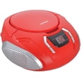 thumbnail image 2 of SYLVANIA SRCD261, Portable CD Players with AM/FM Radio (Red), 2 of 3