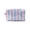 Blue, Pink, variant on Pastel Striped PVC Cosmetic Bag, Waterproof Makeup Organizer Pouch with Zipper for Women Travel and Daily Essentials
