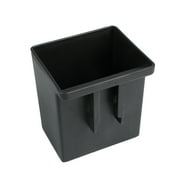 (2 pack) Hyper Tough Hyper Stack 32-Inch Wall Storage System, 6-Piece Set with Hooks and Bin, Black