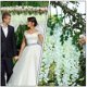 thumbnail image 5 of GOOHOCHY 24pcs Simulación Simulación Wisteria Flor Planta Artificial Boda Vid Decoración, 5 of 7
