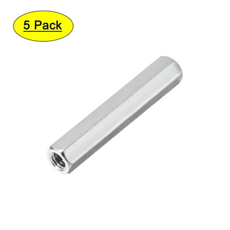 

Uxcell M4x40mm Female to Female Hex Nickel Plated Spacer 5 Count