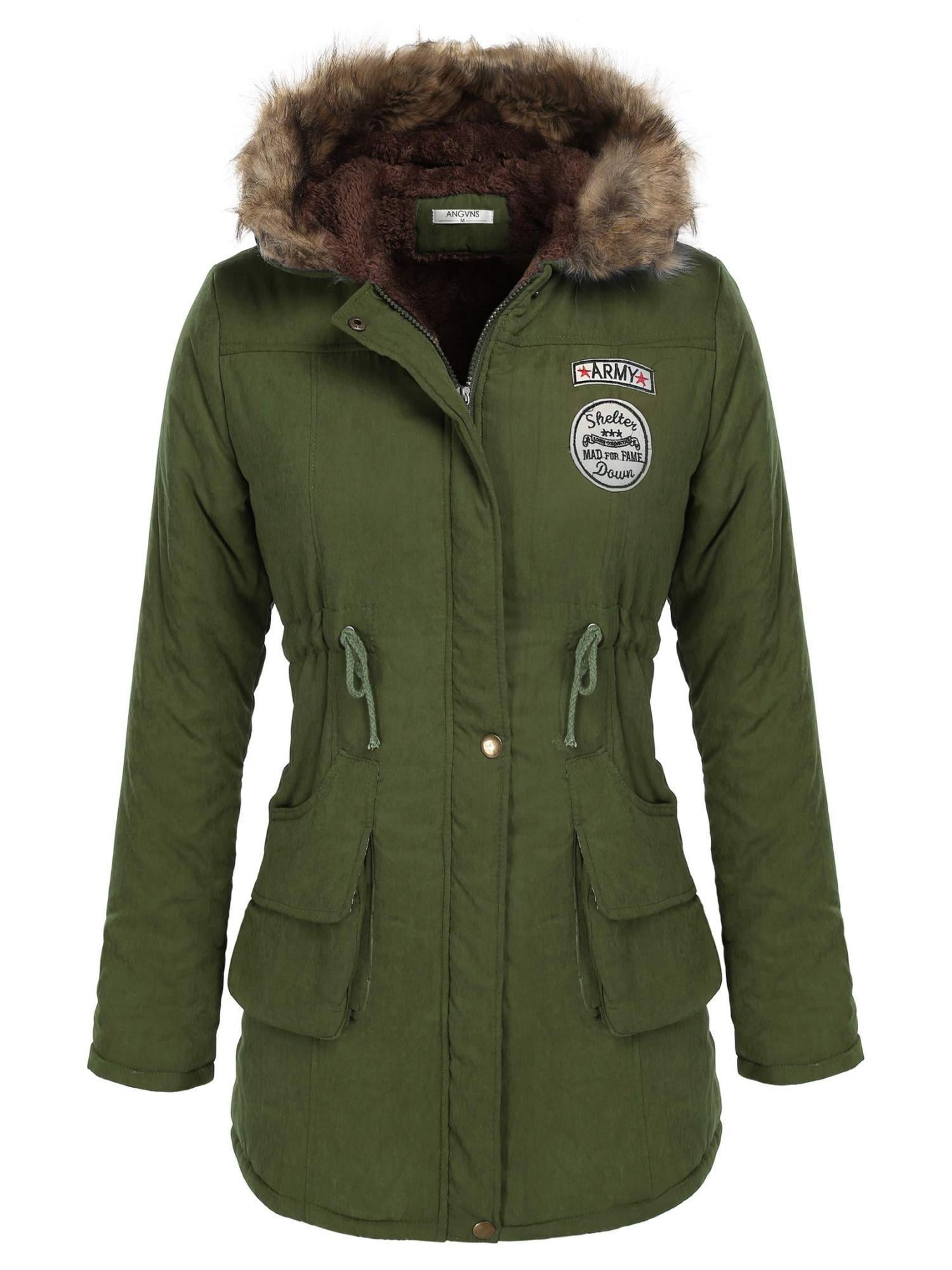Lowest Price ever ! Women Winter Parkas Coat Hooded Warm Winter Coats Faux Fur Lined... by