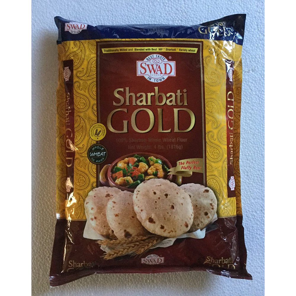 Swad Gold 100 Sharbati Whole Wheat Flour for the Perfect Fluffy Roti