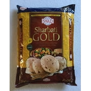 Swad Gold 100% Sharbati Whole Wheat Flour for the Perfect Fluffy Roti - 4 lbs