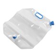 thumbnail image 3 of Contenedor de tanque de agua plegable de 15L, asa de transporte portátil de PVC de calidad alimentaria, bolsa de agua para acampar, montar, azul, 3 of 5