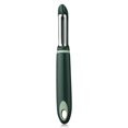 thumbnail image 1 of Pelador de patatas de acero inoxidable para cocina, para frutas y verduras, profesional, rápido, antideslizante, seguro, rallador, raspador, herramienta manual, utensilio verde, 1 of 8