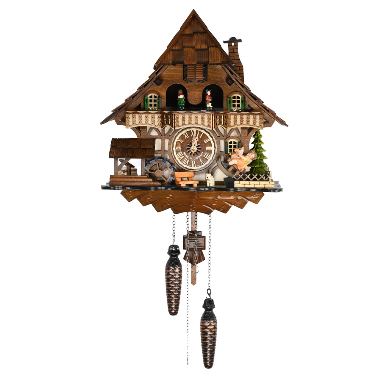 12 Pairs of Cuckoo Clock Hooks and Rings 