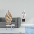thumbnail image 2 of Estatua católica de resina, arte abstracto, figura de la Santísima Virgen, escultura moderna, adorno decorativo, acabado liso, adecuada para oficina,, 2 of 8