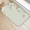thumbnail image 3 of Flowers Leaves Bath Mat Front Door Mat Plant Living Room Carpet Bedroom Hallway Kitchen Rug Home Floor Decor, 3 of 6