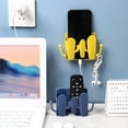 thumbnail image 2 of Wall Mounted Cactus Storage Box Punch-free Self-adhesive Remote Controller Mobile Phone Charging Organizer Holder Household Hook Bright Yellow, 2 of 8