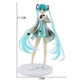 thumbnail image 1 of Figuras de acción de Hatsune Miku para niñas, juguetes de modelos de PVC de pelo largo kawaii Sakura, 14CM, novedad de 2023, 1 of 4