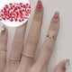 thumbnail image 4 of 1 bolsa de 100 brocas de fondo plano con forma de verde, azul, rojo, brocas de vidrio Aurora Accesorios para uñas, 4 of 5