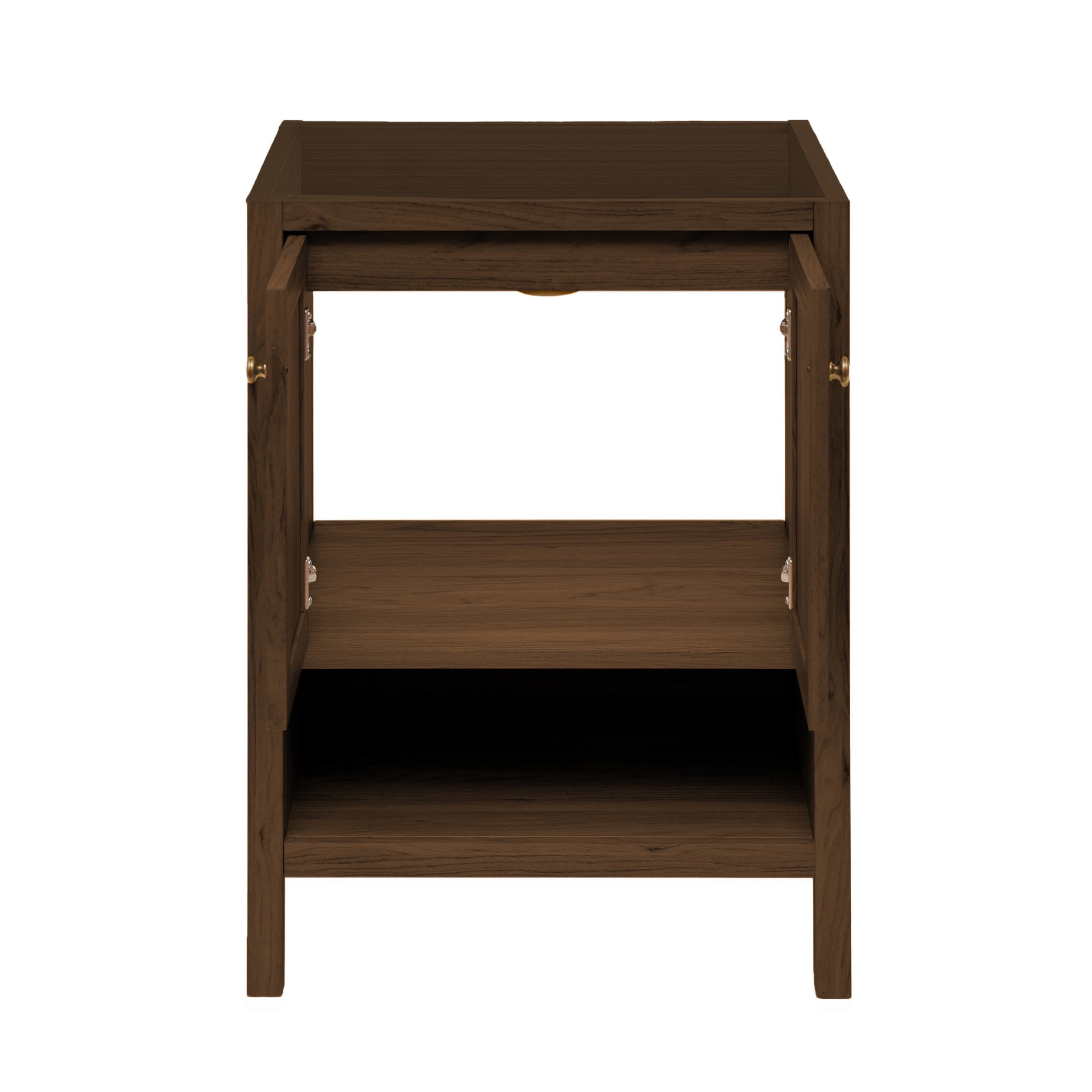 Chateau 24" Freestanding Bathroom Vanity Cabinet without Top in Brown Oak