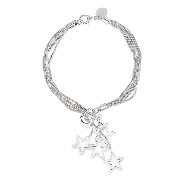 BRIGHTFUFU Pulsera de cinco estrellas pulsera pulsera inspirada pulsera pulsera estrella