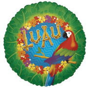 18" LUAU Balloon • Party Supplies Decorations Foil Mylar Balloon