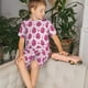 thumbnail image 4 of Fotbe Groovy Pink Disco Balls Pijama Estampada de 2 Piezas para Niños – Ropa de Dormir de Manga Corta Cómoda para Niños y Niñas, Camiseta y Shorts de Algodón-Medium, 4 of 6