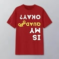 thumbnail image 2 of Krdevn T-Shirt à Manches Courtes Imprimé Graphique pour Femmes Col Rond Décontracté Doux Basique Quotidien, 2 of 3