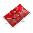 thumbnail image 6 of Pnellth Chinese New Year Red Cash Envelope Faux Silk Red Pocket Embroidery Dragon Pattern Tassel Money Holder Cash Coin Gift Lucky Money Envelope Happy New Year Gift, 6 of 8