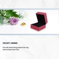 thumbnail image 5 of 10X Rings Display Box Storage Soft Velvet Tray Case Holder Stand Display Show Jewelry Organiser LED Light Ring Box, 5 of 5