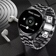 thumbnail image 4 of Reloj resistente del teléfono de la supervisión del ritmo cardíaco de la huella dactilar de la pantalla HD grande de Smartwatch de Bluetooth, 4 of 10