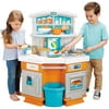 Little Tikes Home Grown Kitchen - Role Play Realistic Kitchen Real Cooking & Water Boiling Sounds Kitchen Accessories Set for Girls Boys - Multicolor