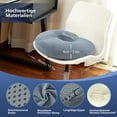 thumbnail image 3 of Donut cushion orthopedic seat cushion, hemorrhoid seat ring, has a pain-reducing effect, also for coccyx relief for cars, sofas, offices and wheelchairs, blue, 3 of 5