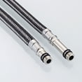 thumbnail image 4 of 2Pcs Stainless Steel Braided Hose 1/2 Inch Flexible Hot Cold Water Inlet Hoses for Home, 4 of 9