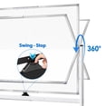 thumbnail image 3 of Tacwily 48x36 inch Rolling Whiteboard on Wheels, Magnetic Dry Erase Board with Stand, 4' x 3' Easel, 3 of 6