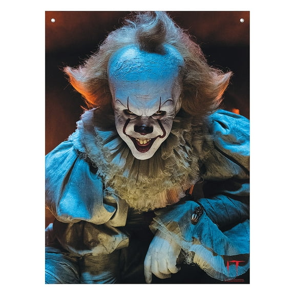 3 Ft. x 4 Ft. IT Pennywise the Clown Polyester Window Backdrop