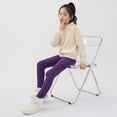 thumbnail image 2 of Baozhu Simple Autumn Winter Leggings Girls' Fleece Thick Warm Leggings Cute Pants Kid Girl Colorful Children Solid Trousers, 2 of 5