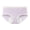 Z62-Purple, variant on Women's Leakproof Protective Cotton Period Briefs Mid Waist Stretchy Breathable Underwear Comfy Lightweight Reusable Menstrual Panties