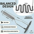 thumbnail image 6 of Zulay Kitchen Non-Scratch Potato Masher Kitchen Tool - Durable Stainless Steel Wrapped In Premium Silicone Mashed Potatoes Masher - Gray, 6 of 6