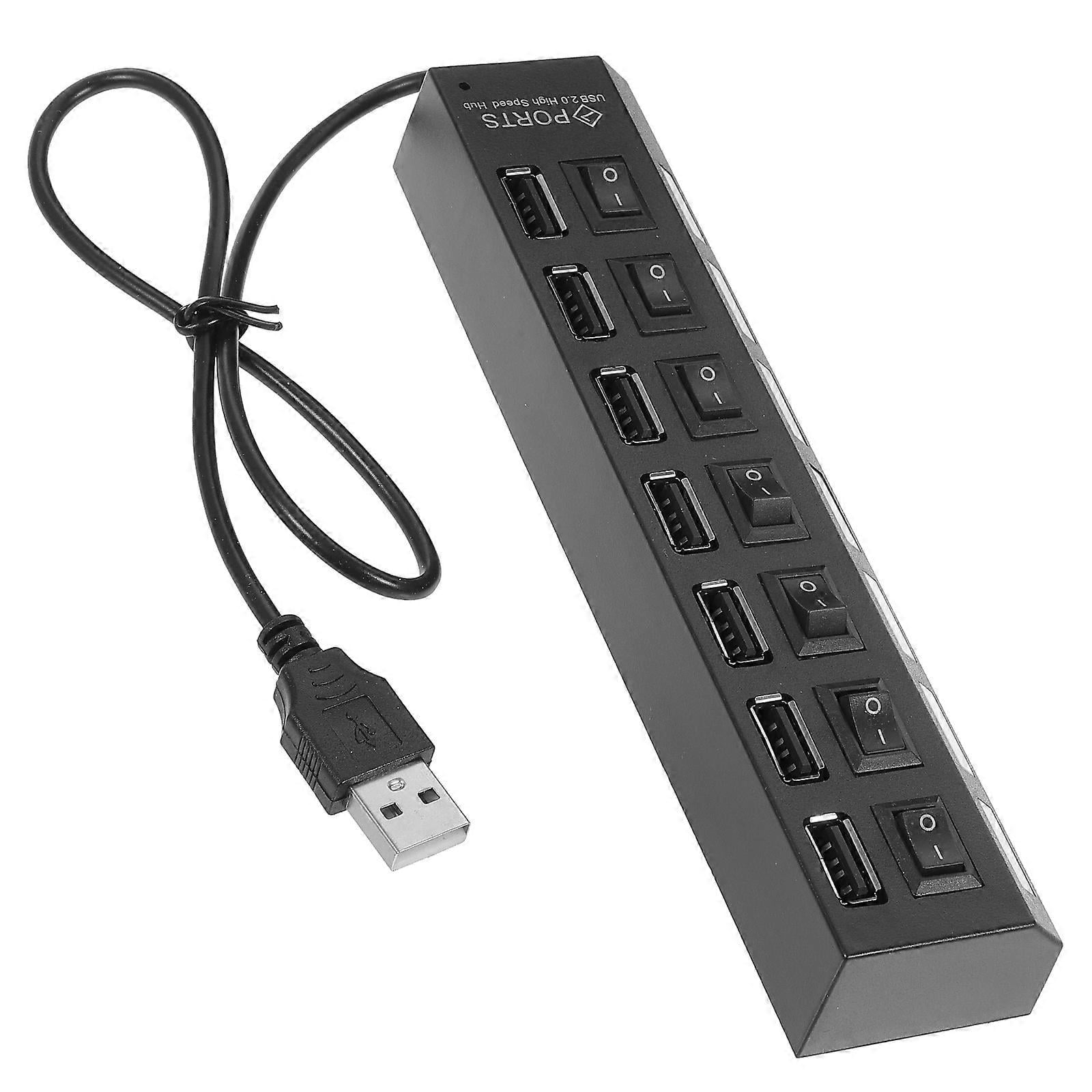 Usb Hub 7-port Usb Connector Multi Usb Port Splitter Compatible Laptop Computer_Billiga Gåvor-17X4X2.5CM Gift