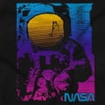 thumbnail image 2 of Vaporwave NASA Space Astronaut Unisex Plus Size Hoodie Brisco Brands 3X, 2 of 5
