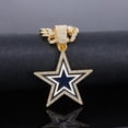 thumbnail image 5 of Men Women Hip Hop New Pentagram Pendant Necklace 15mm Crystal Cuban Chain HipHop Iced Out Bling Necklaces Fashion Charm Jewelry, 5 of 5
