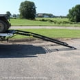 thumbnail image 6 of Titan Ramps 2 Pack 9’ Folding ATV Loading Ramps Arched Aluminum Design, Black, 6 of 12