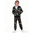 thumbnail image 2 of Arshiner Boys' 2 Piece Athletic Tracksuit Jogging Outfit Sweatsuit Zip Up Hoodie and Active Pants Sets, 2 of 6