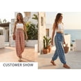 thumbnail image 6 of Cuteduck Women's Pants Spring Summer Fall NA NA Drawstring Wide Leg Lounge Bohemian Casual Trousers S-XL, 6 of 9
