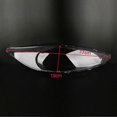 thumbnail image 3 of For Ford Fiesta 2009 2010 2011 2012 Headlight Cover Transparent Head Light Shade Lampshade Lamp Shell Glass Lens,left, 3 of 5