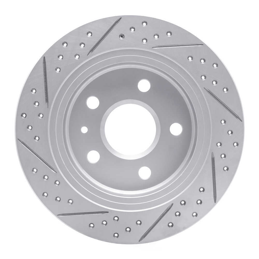 Dynamic Friction Company 830-45015R DFC Geoperformance Rotor - Drilled and Slotted