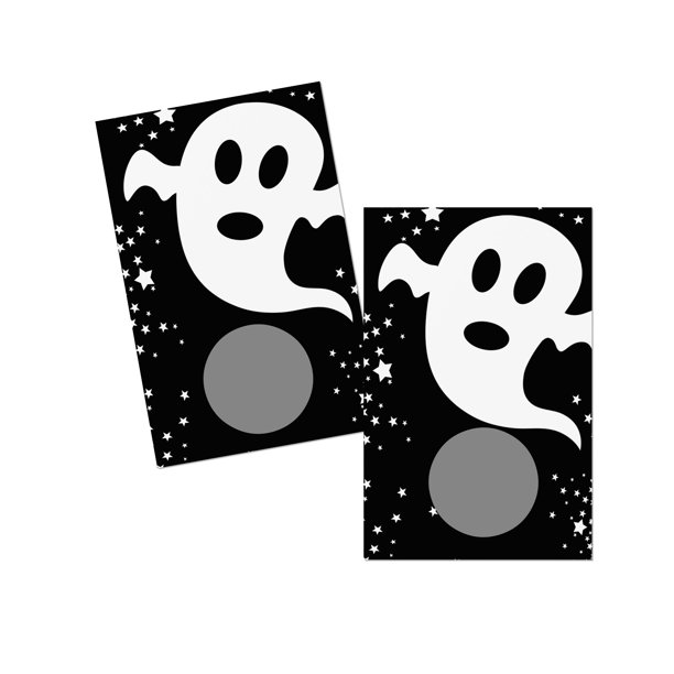 Leesgel Halloween Scratch Art Paper For Kids, 60Pcs Magic DIY Crafts Kit Halloween...